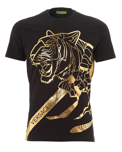 versace tiger shirts|Men's Luxury and Designer Shirts .